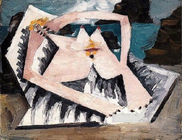 Famous Abstract Painting - Baigneuse 5 1928 Cubism